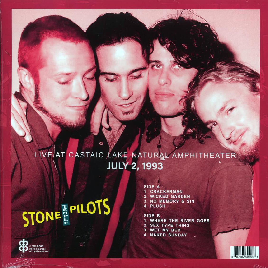 Stone Temple Pilots - Live At Castaic Lake Natural Amphitheater July 2, 1993 Vinyl Record