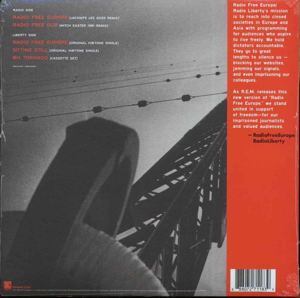 REM - Radio Free Europe 2025 (ltd. ed.) (orange vinyl) Vinyl Record