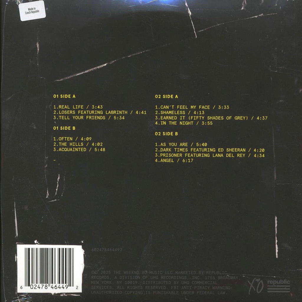 The Weeknd - Beauty Behind The Madness (10th Anniv. Ed.) (ltd. ed.) (2xLP) (clear vinyl) Vinyl Record