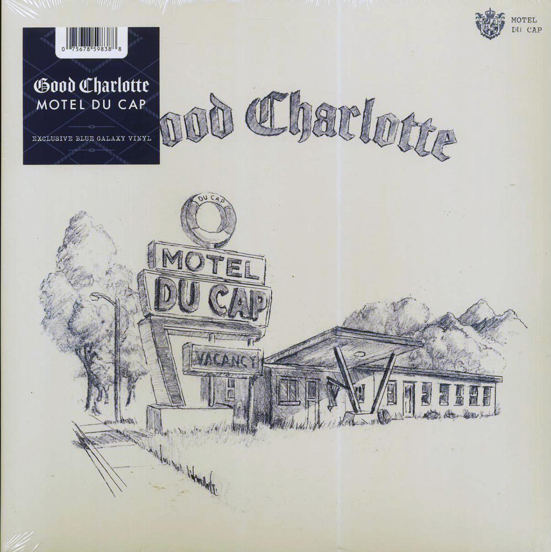 Good Charlotte - Motel Du Cap (blue galaxy vinyl) Vinyl Record