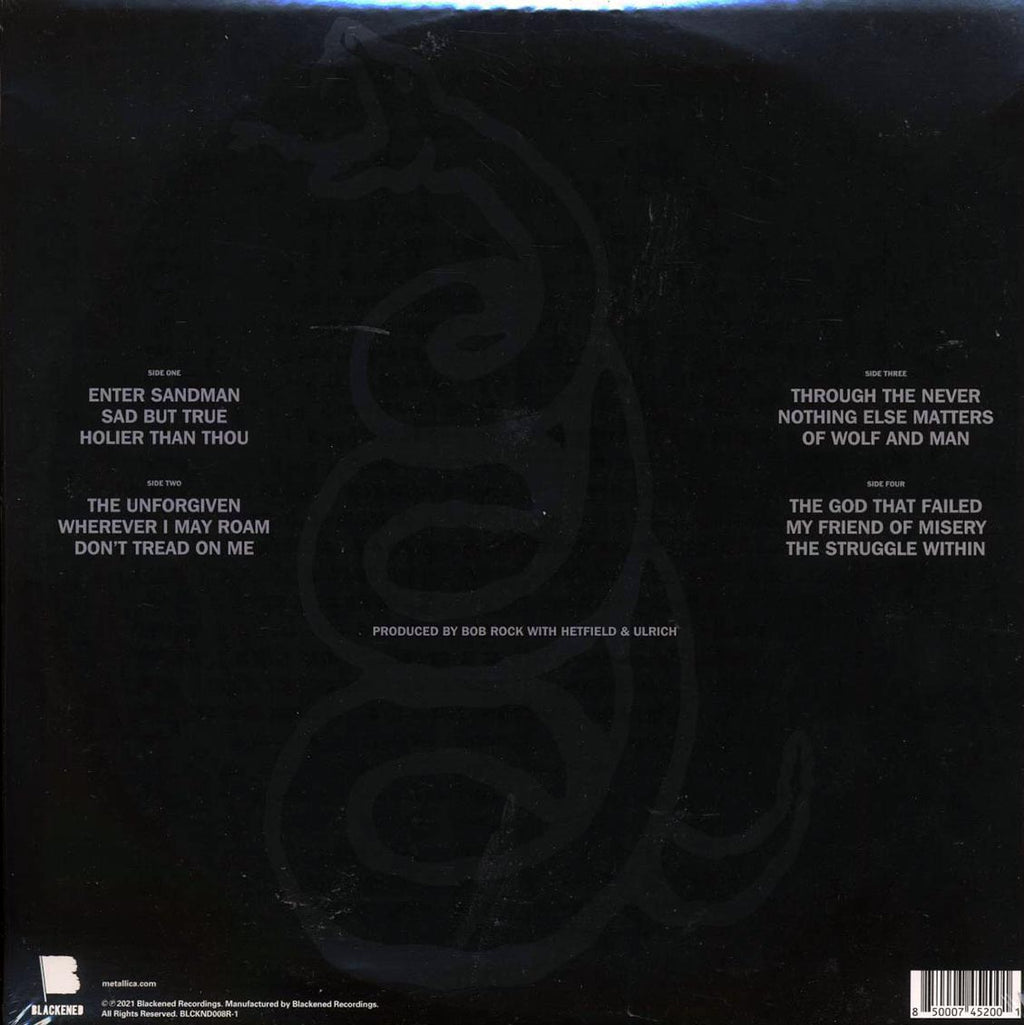 Metallica - Metallica (2xLP) (180g) (remastered) Vinyl Record
