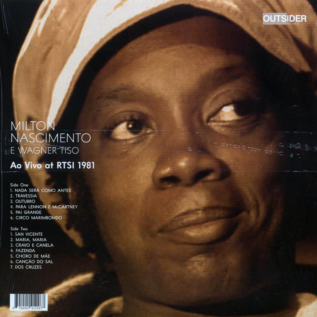 Milton Nascimento - E Wagner Tiso: Ap Vivo At RTSI 1981 Vinyl Record