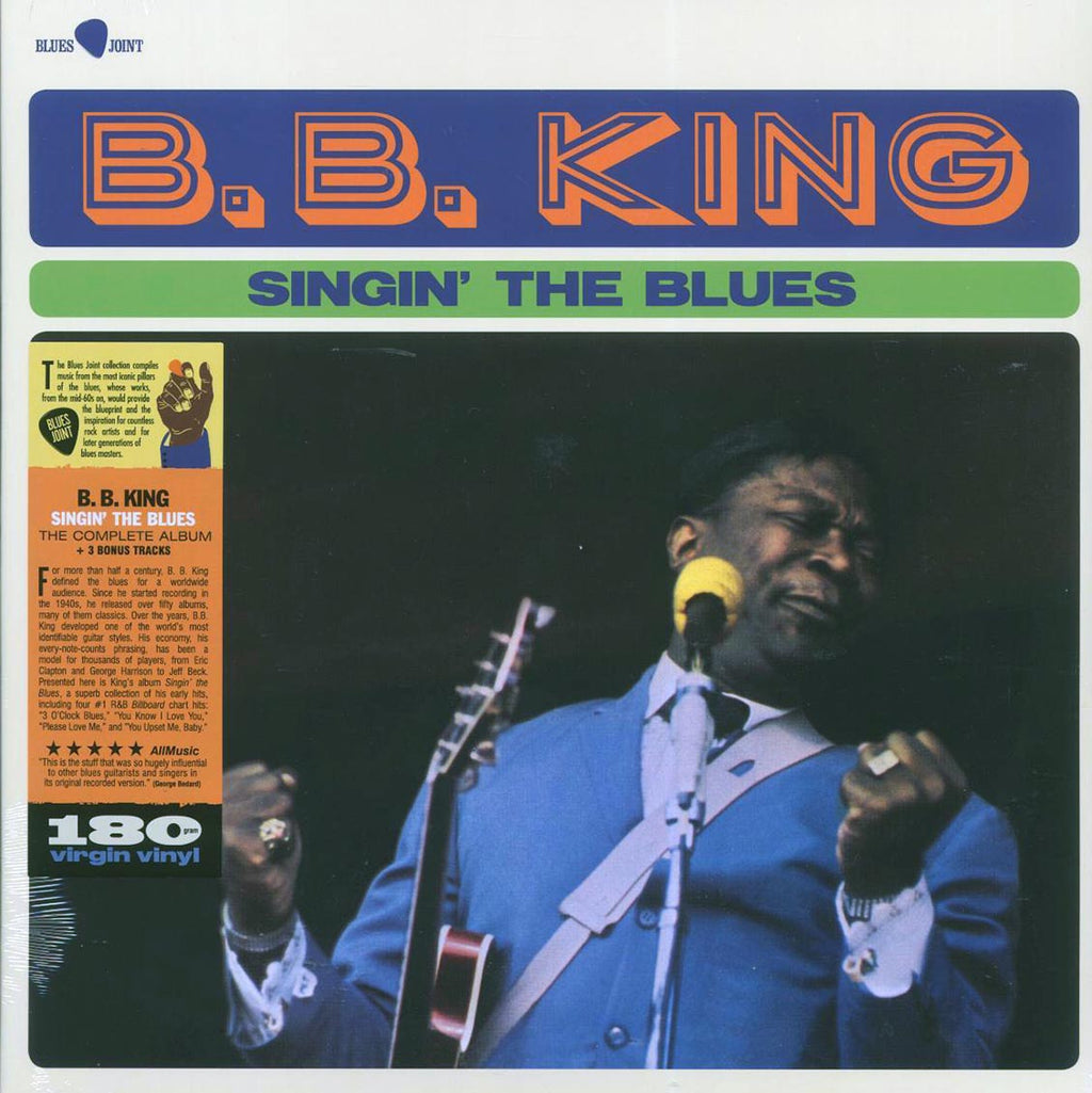 BB King - Singin' The Blues (+3 bonus tracks) (ltd. ed.) (180g) Vinyl Record
