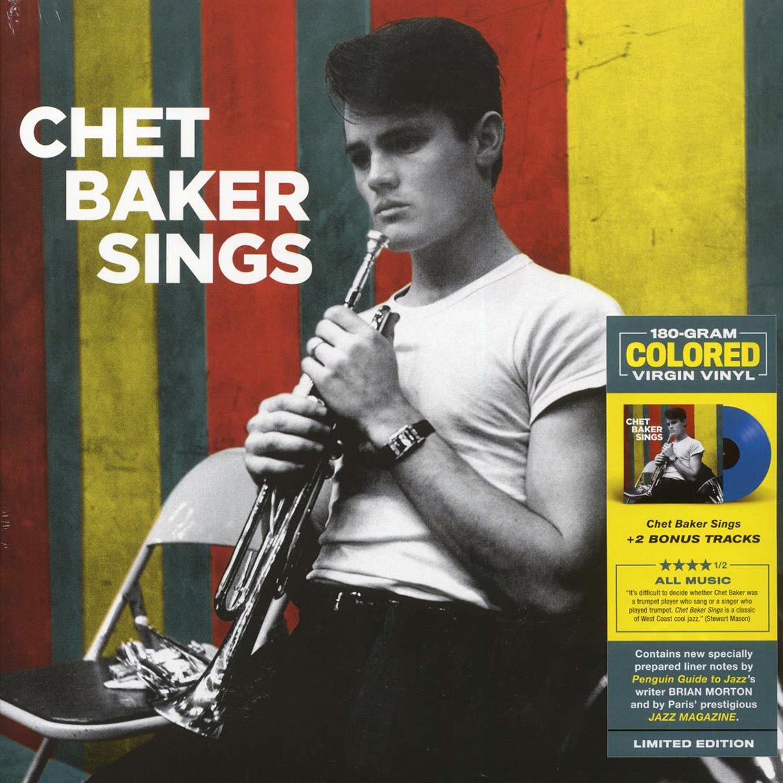 Chet Baker - Chet Baker Sings (+2 bonus tracks) (ltd. ed.) (180g) (yellow vinyl) Vinyl Record