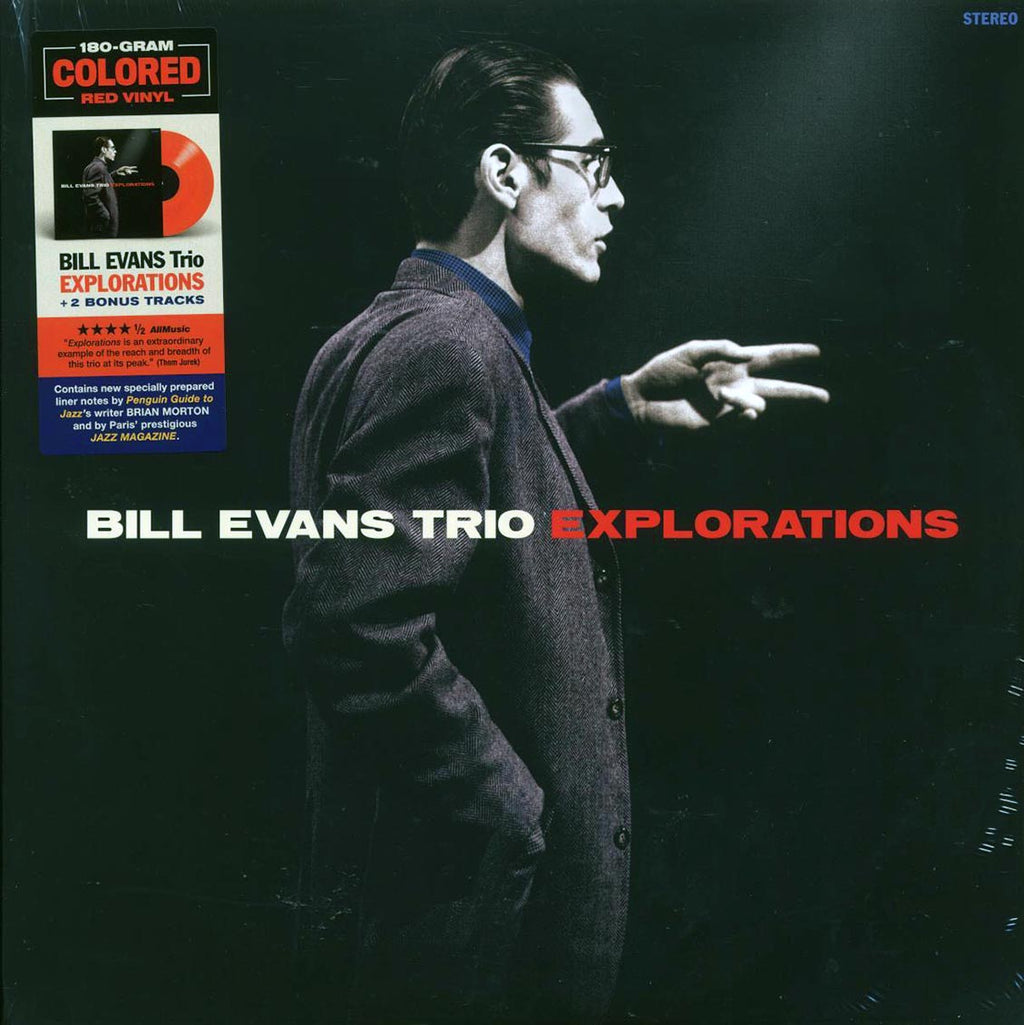 Bill Evans Trio - Explorations (+2 bonus tracks) (ltd. ed.) (180g) (red vinyl) Vinyl Record
