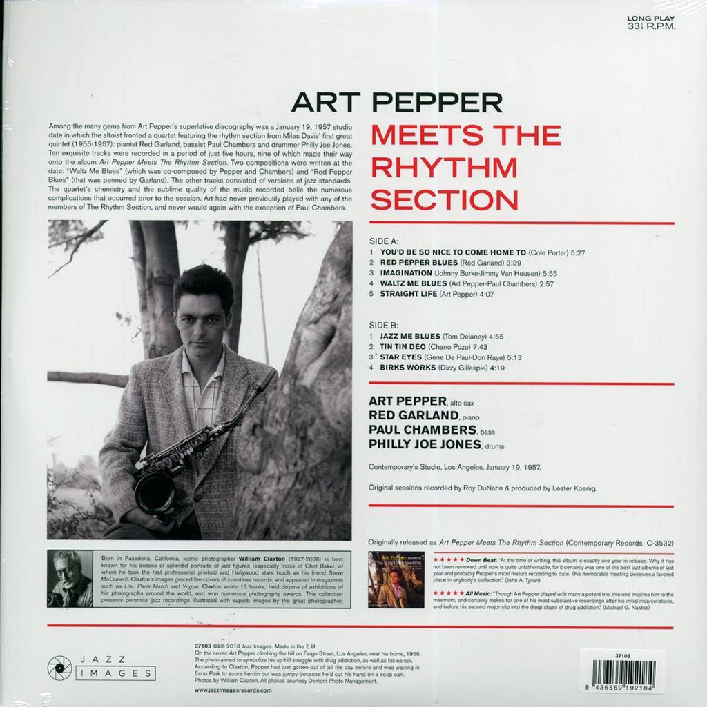Art Pepper - Meets The Rhythm Section (ltd. ed.) (180g) Vinyl Record