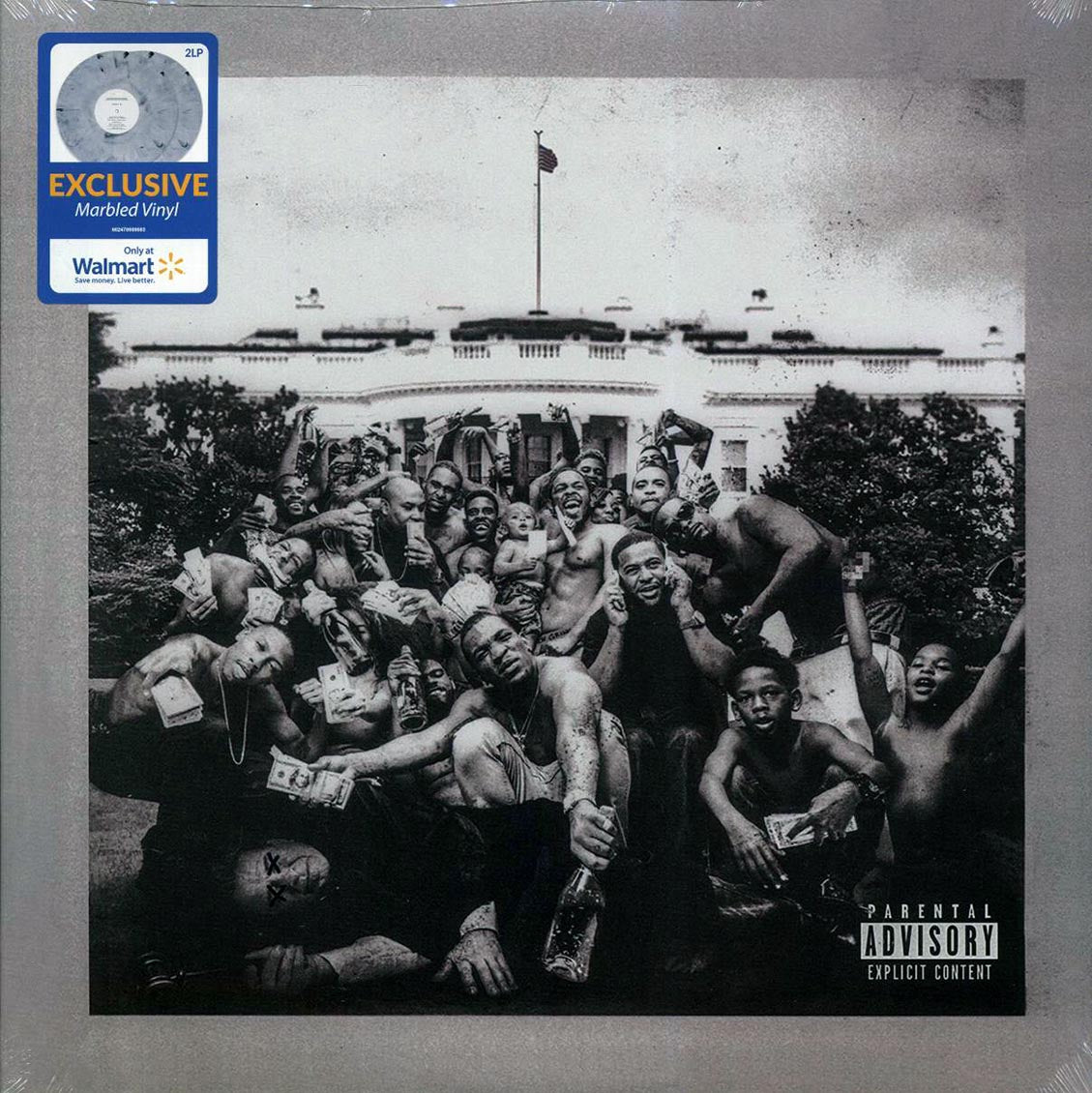 Kendrick Lamar - To Pimp A Butterfly (2xLP) (grey marble vinyl) Vinyl Record