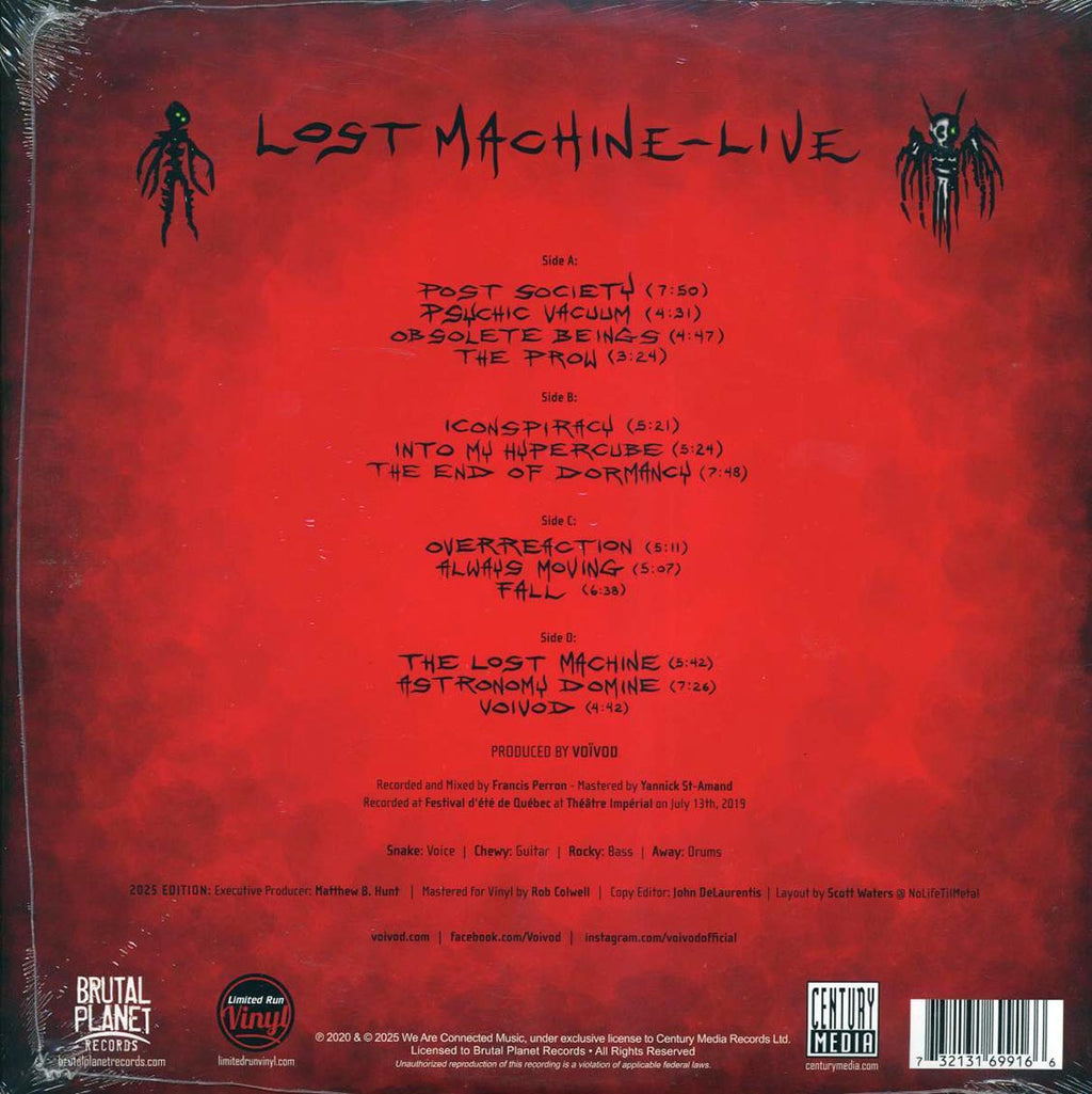 Voivod - Lost Machine - Live (RSD 2025) (ltd. ed.) (2xLP) (orange/strawberry swirl vinyl) Vinyl Record
