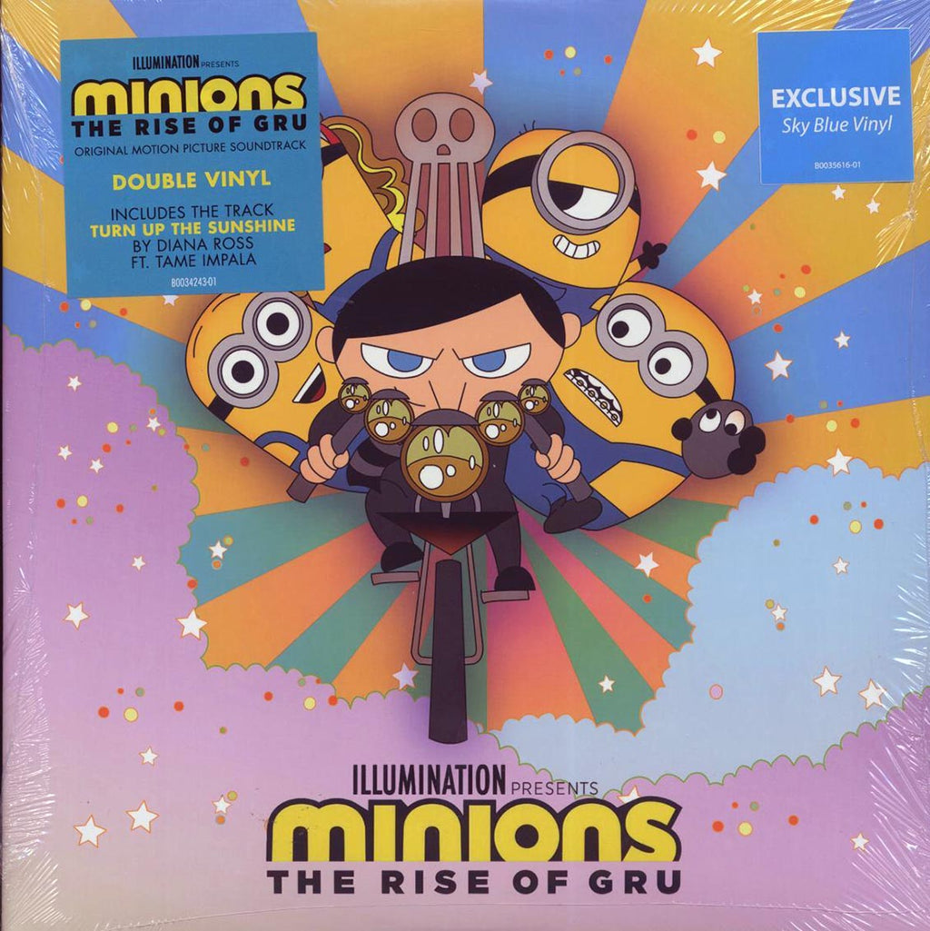 Diana Ross, Tame Impala, Brittany Howard, St. Vincent, Etc. - Minions: The Rise Of Gru: Original Motion Picture Soundtrack (2xLP) (sky blue) Vinyl Record