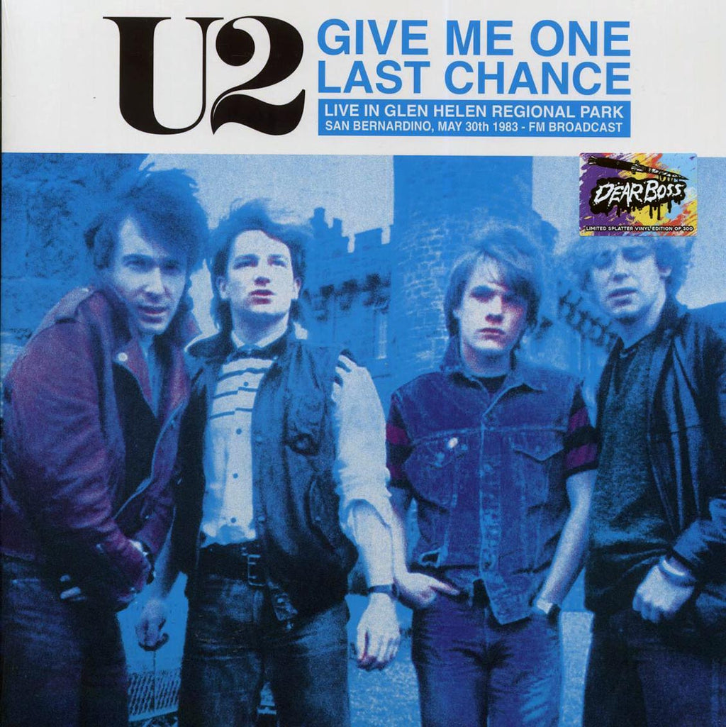 U2 - Give Me One Last Chance: Live In Glen Helen Regional Park, San Bernadino, May 30th 1983 FM Broadcast (ltd. 300 copies made) (splatter vinyl) Vinyl Record
