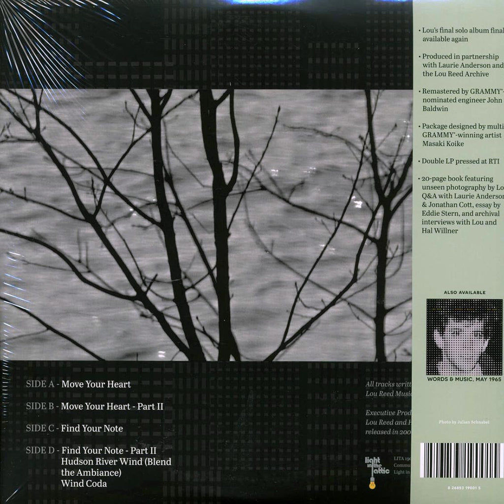 Lou Reed - Hudson River Wind Meditations (2xLP) (coke bottle clear vinyl) (RTI press) Vinyl Record
