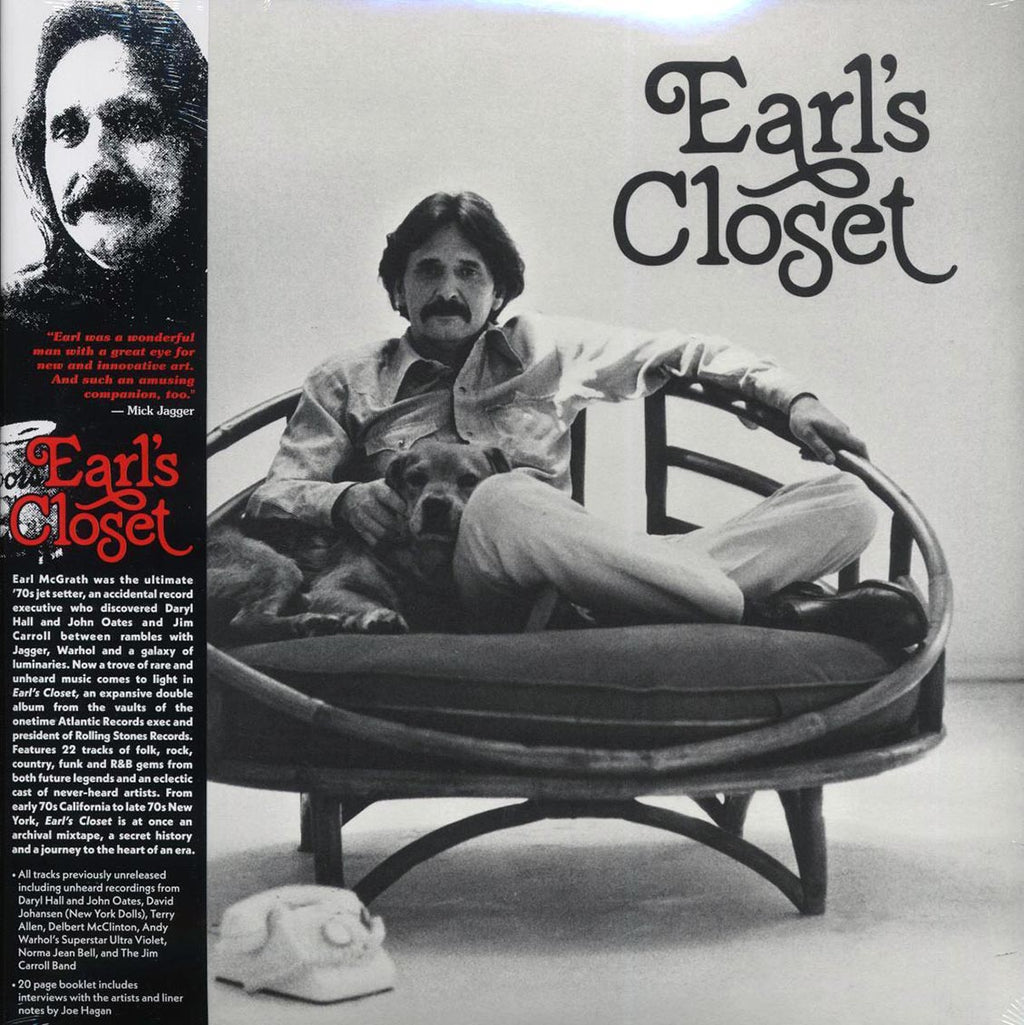 Daryl Hall & John Oates, Kazoo Singers, Delbert & Glen, Terry Allen, Etc. - Earl's Closet: The Lost Archive Of Earl McGrath, 1970 To 1980 (orig. press) (2xLP) Vinyl Record