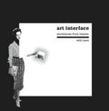 Art Interface - Secretaries From Heaven / Wild Card - Vinyl Record