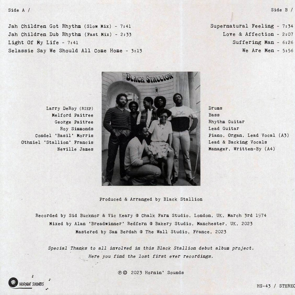 Black Stallion - We Are Men Vinyl Record