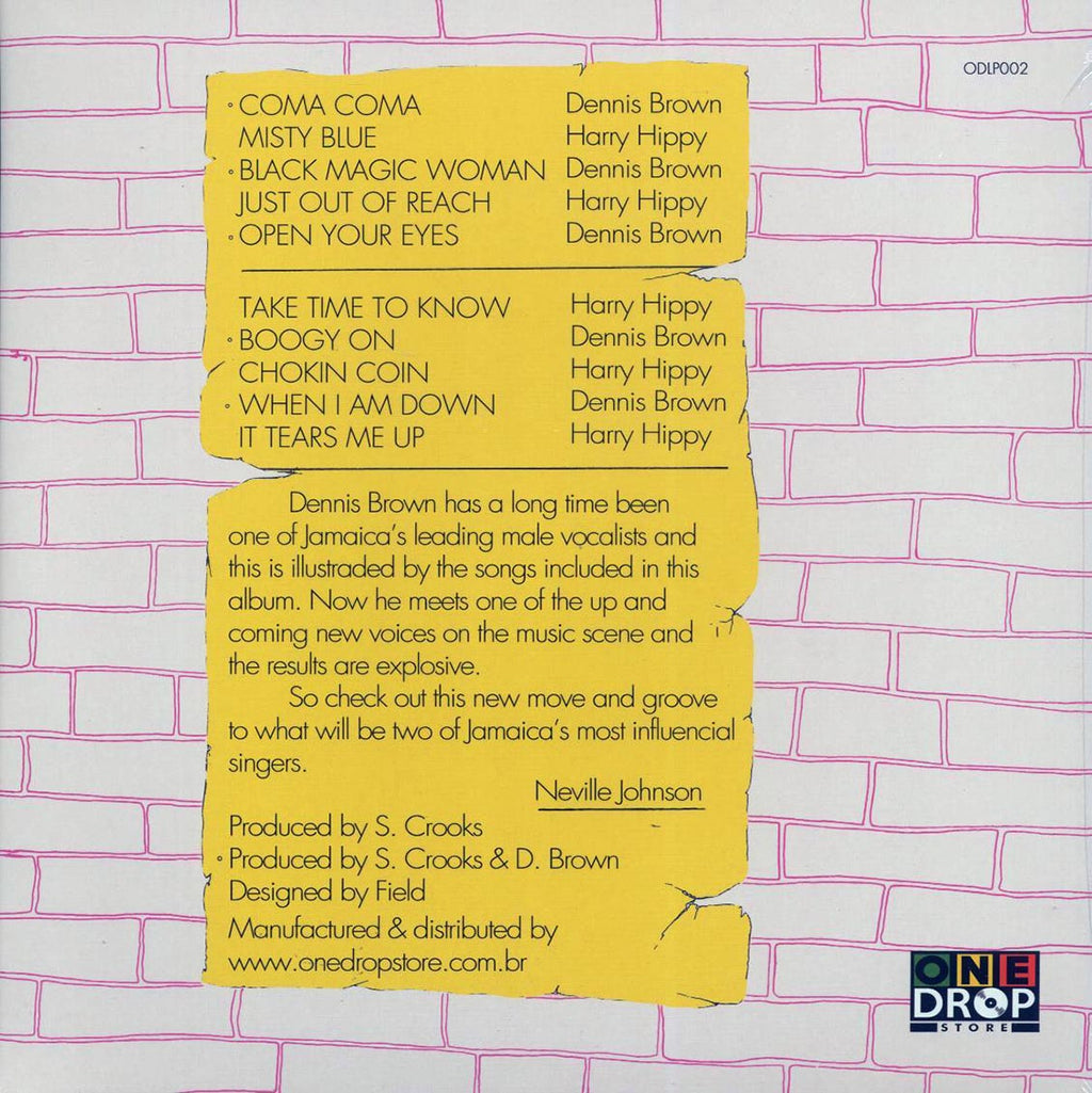 Dennis Brown, Harry Hippy - Dennis Brown Meets Harry Hippy Vinyl Record