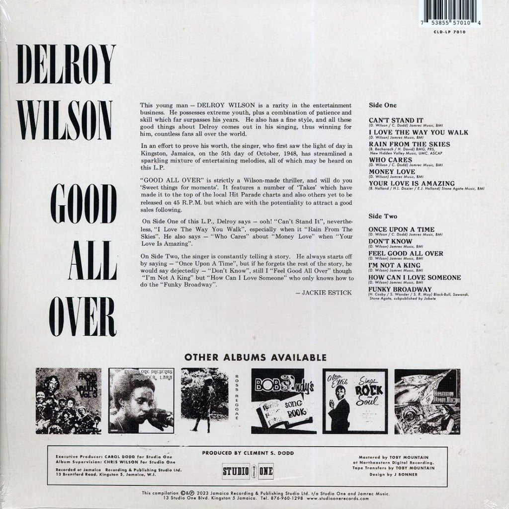 Delroy Wilson - Good All Over Vinyl Record