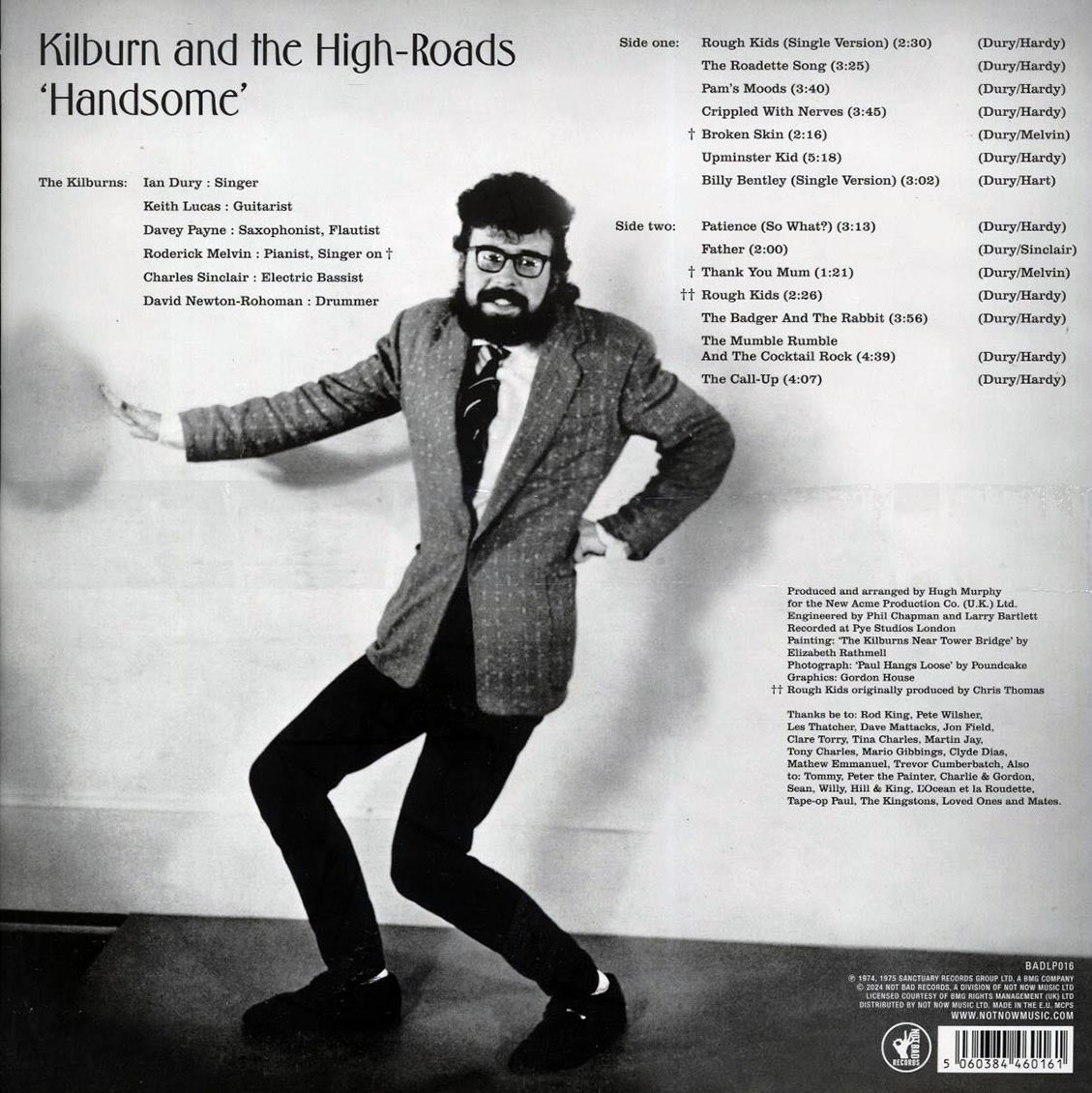 Kilburn And The High-Roads - Handsome (180g) (turquoise vinyl) Vinyl Record