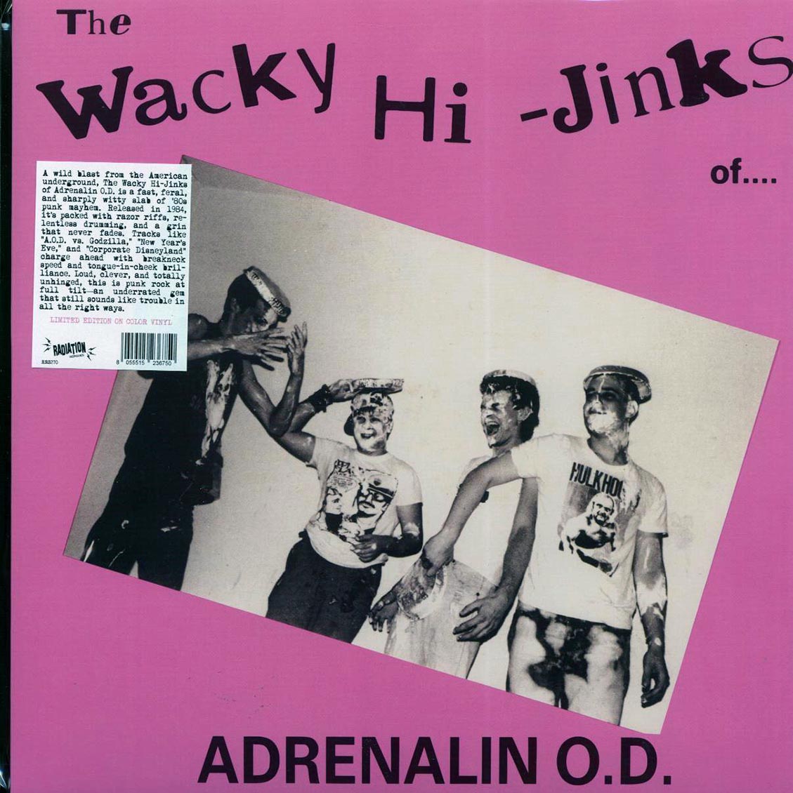 Adrenalin OD - The Wacky Hi-Jinks Of Adrenalin OD (ltd. ed.) (pink vinyl) Vinyl Record