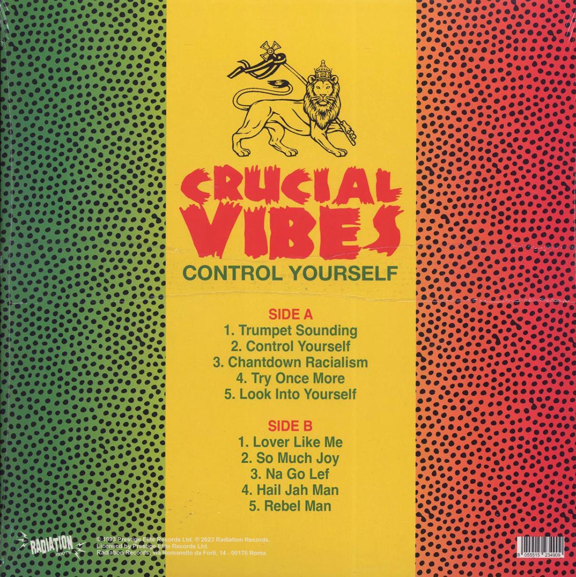 Crucial Vibes - Control Yourself Vinyl Record