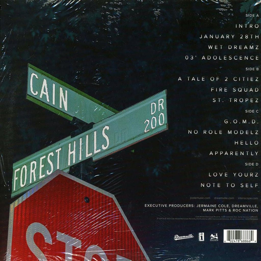 J Cole - 2014 Forest Hills Drive (ltd. ed.) (2xLP) (blue vinyl) Vinyl Record