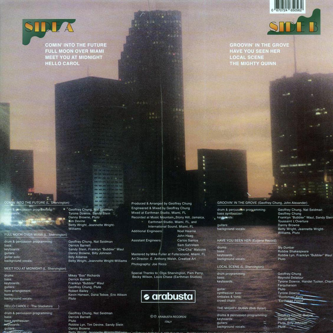 Pluto - Rhythm Of The City Vinyl Record