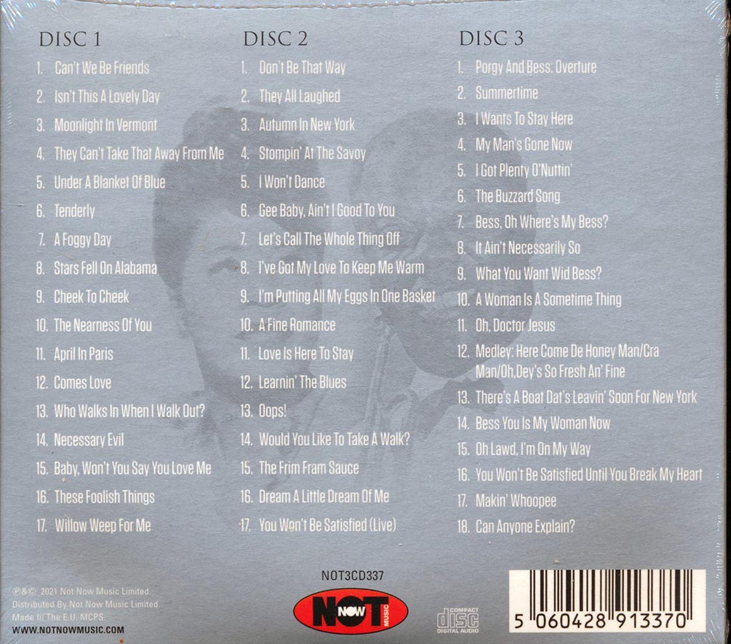 Ella Fitzgerald, Louis Armstrong - The Platinum Collection (52 tracks) (3xCD) (deluxe 4-fold digipak) Music CD