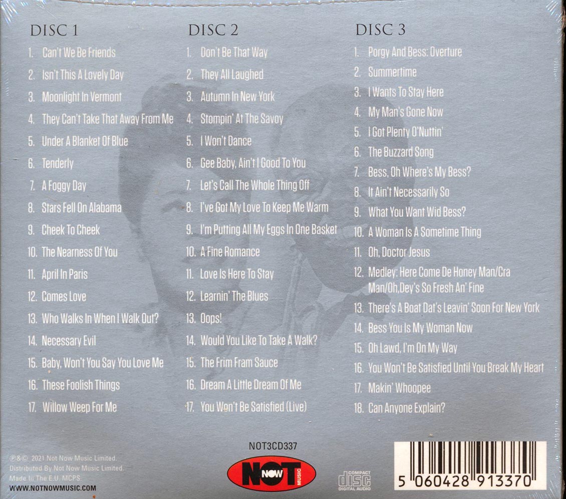 Ella Fitzgerald, Louis Armstrong - The Platinum Collection (52 tracks) (3xCD) (deluxe 4-fold digipak) Music CD