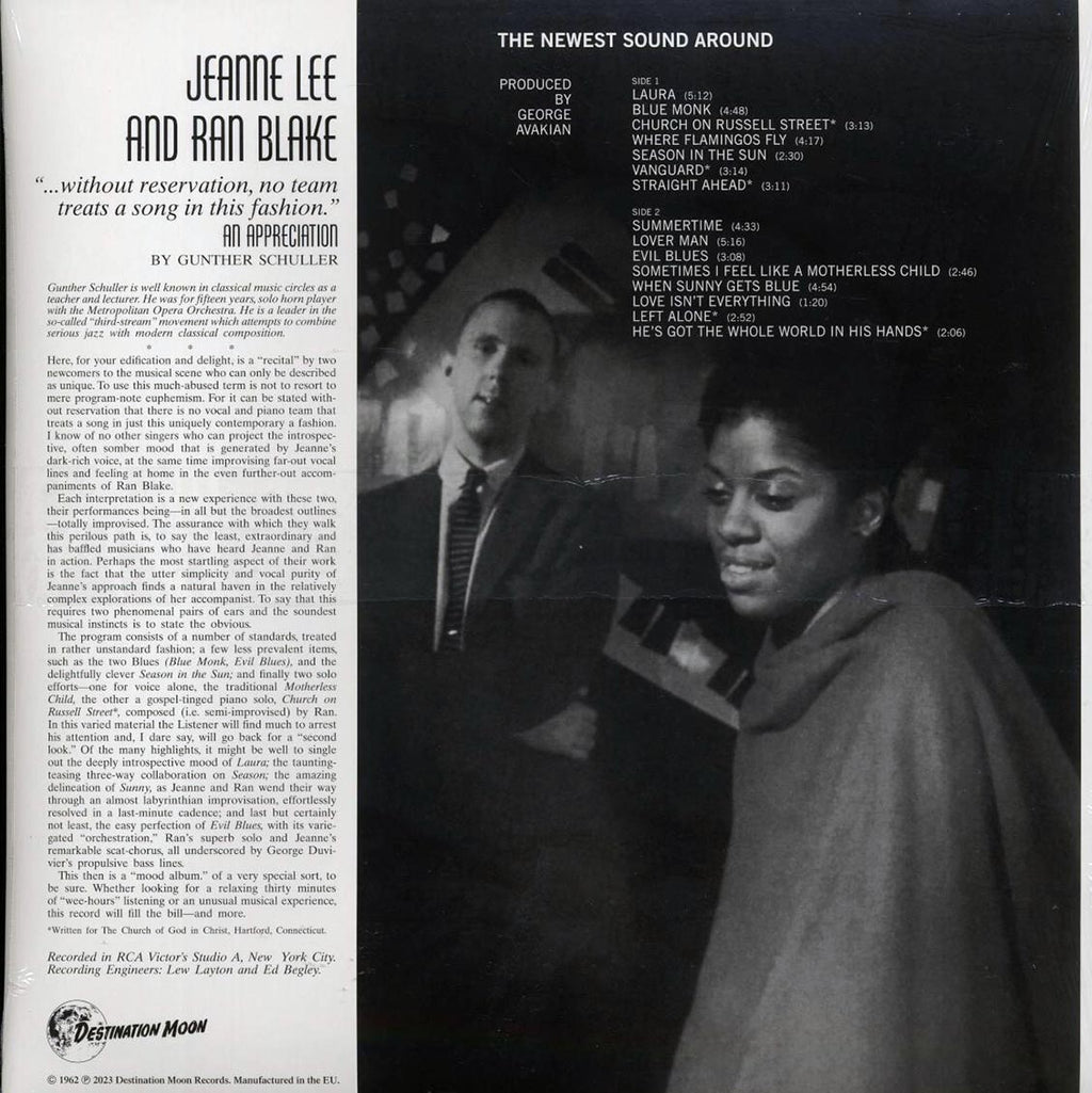 Jeanne Lee, Ran Blake - The Newest Sound Around (ltd. 500 copies made) (clear vinyl) Vinyl Record