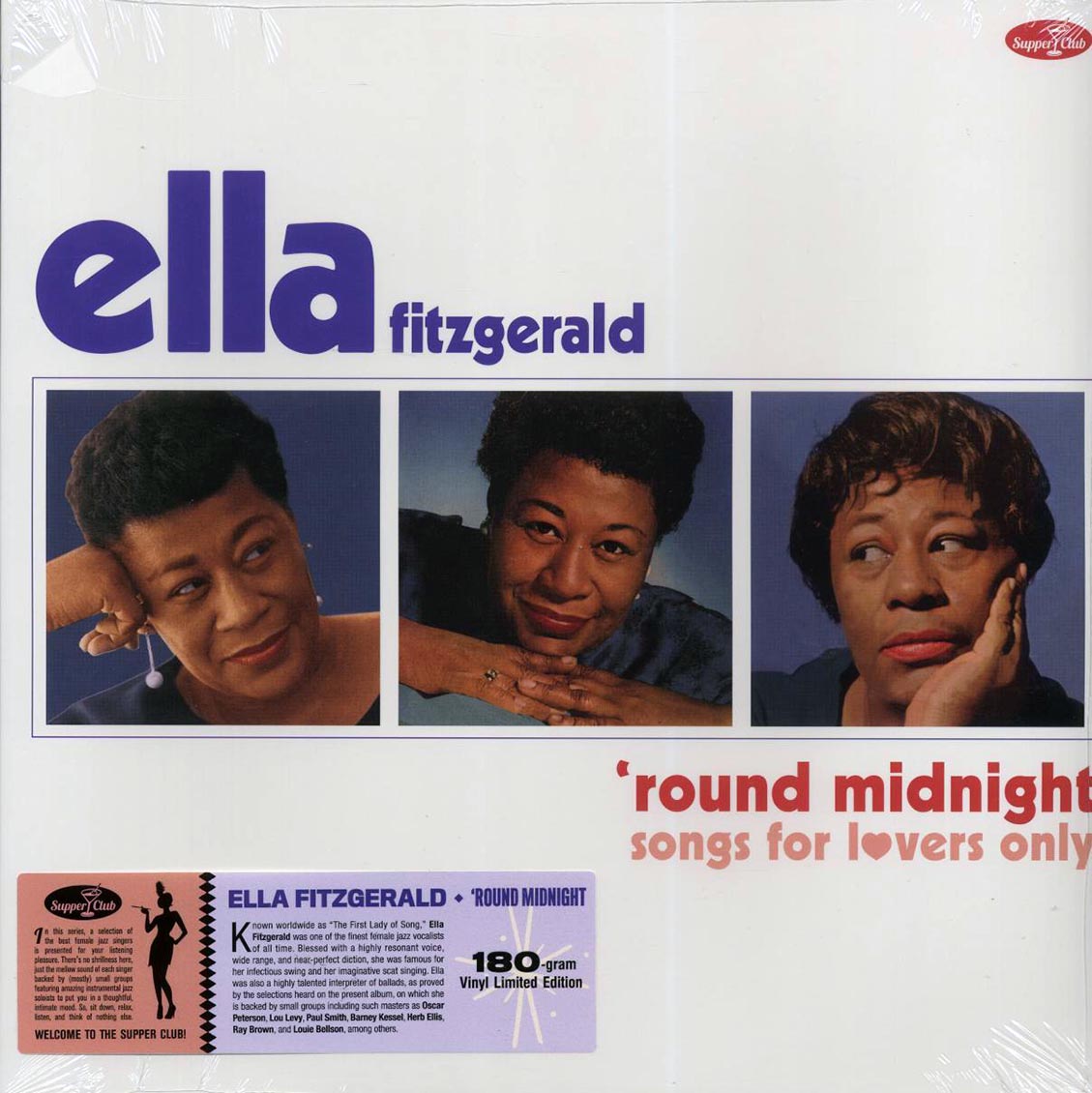 Ella Fitzgerald - 'Round Midnight: Songs For Lovers Only (180g) Vinyl Record