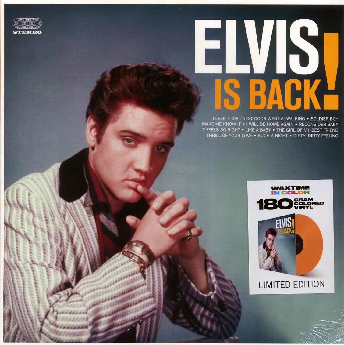 Elvis Presley - Elvis Is Back (+4 bonus tracks) (180g) (orange vinyl) Vinyl Record