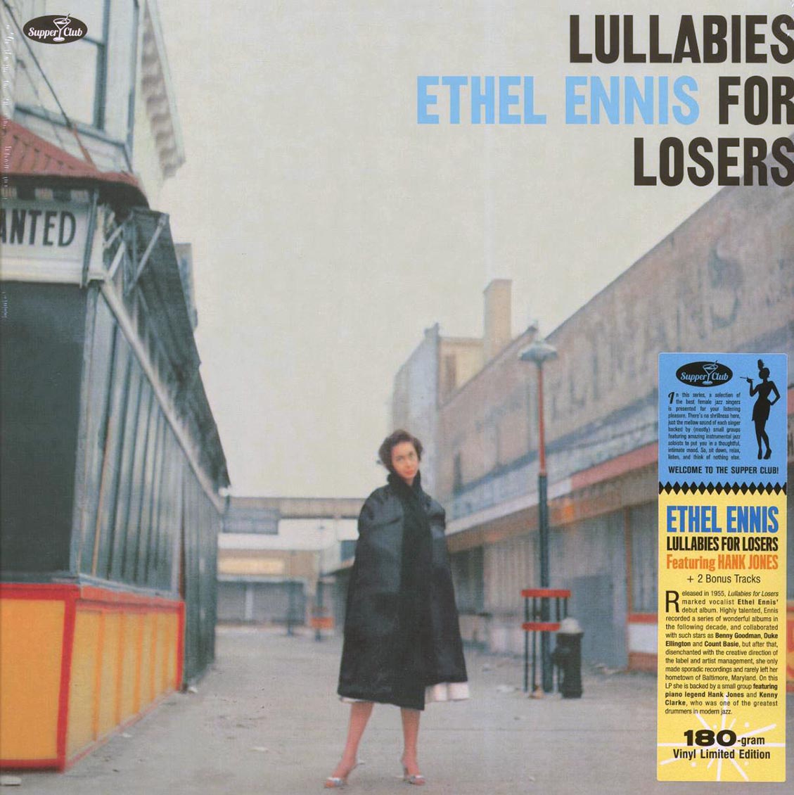 Ethel Ennis - Lullabies For Losers (+2 bonus tracks) (ltd. 500 copies made) (180g) Vinyl Record