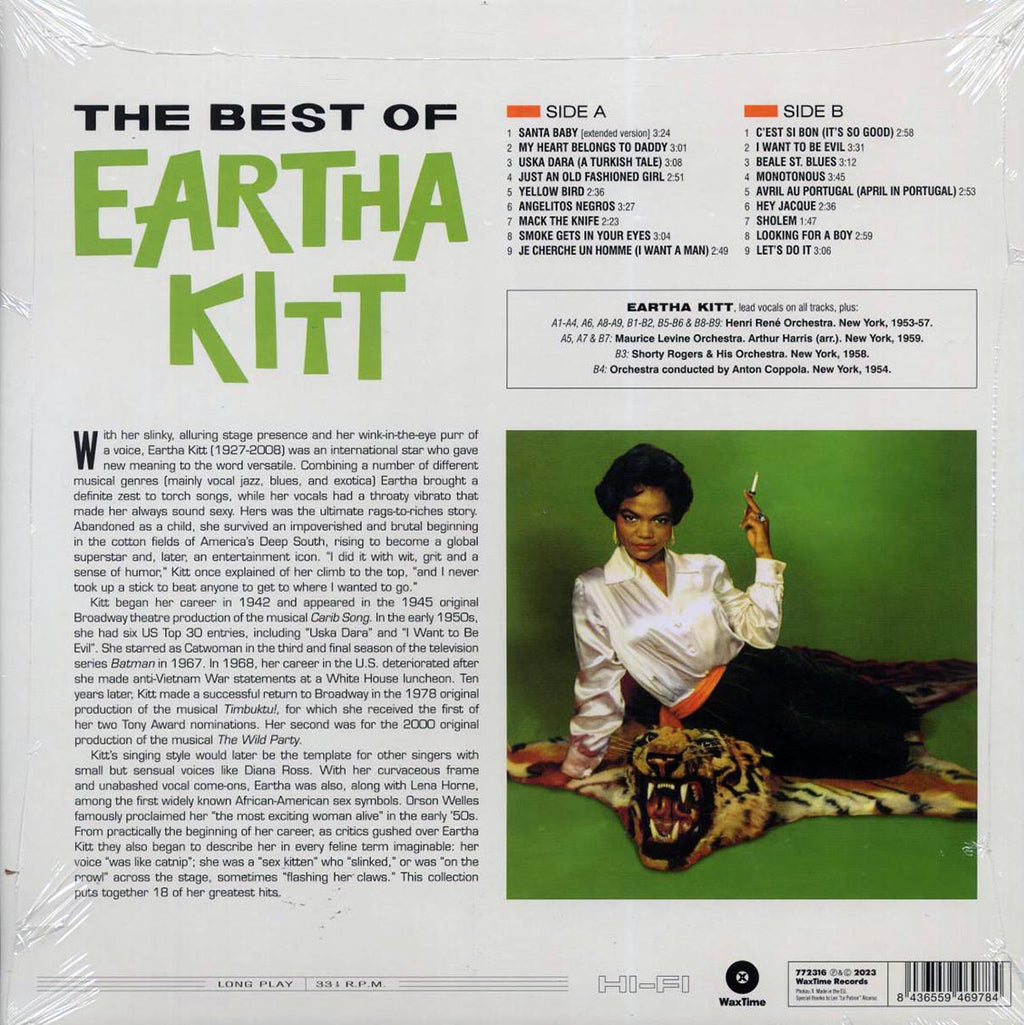 Eartha Kitt - The Best Of (180g) Vinyl Record