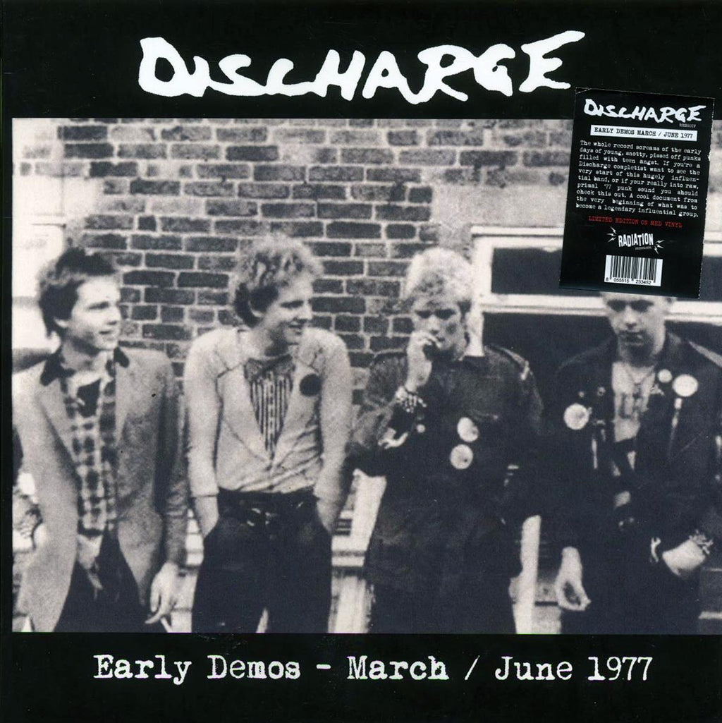 Discharge - Early Demos: March, June 1977 (red vinyl) Vinyl Record