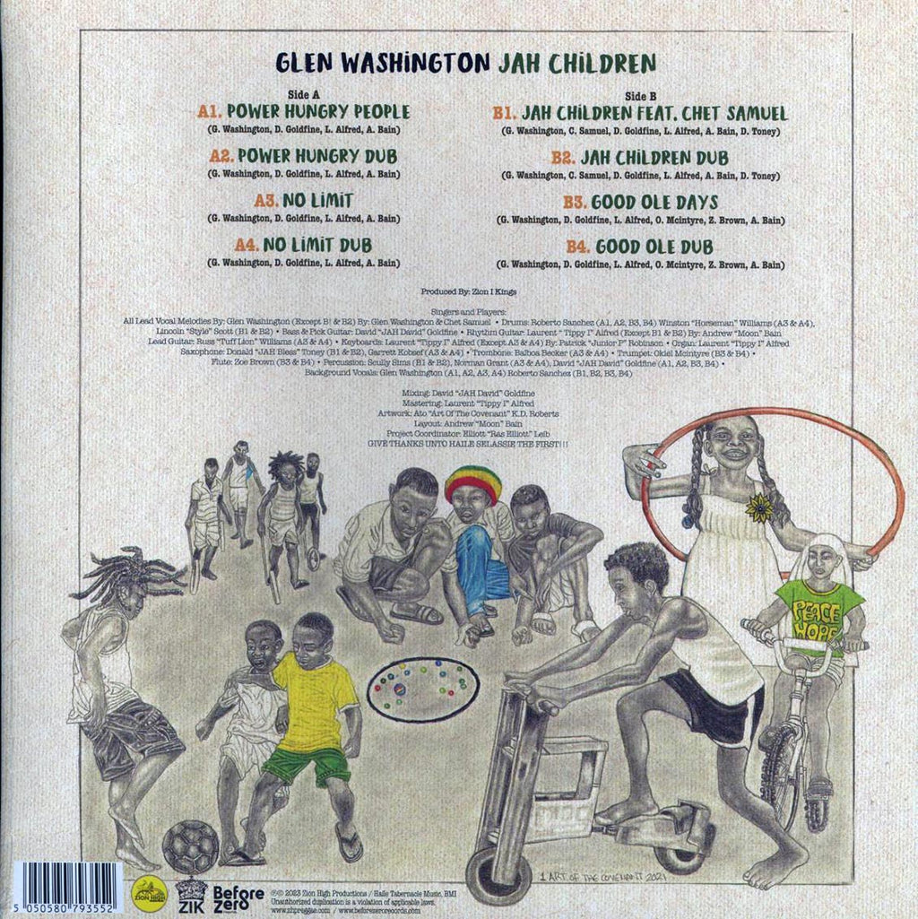 Glen Washington - Jah Children Vinyl Record