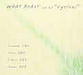 What Roast - Lyrical - Music CD