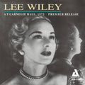 Wiley,lee - At Carnegie Hall 1972 - Music CD
