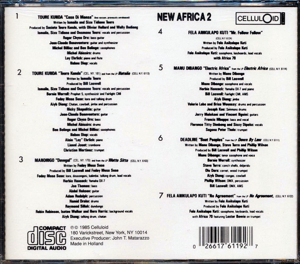 Fela Kuti, Mandingo, Toure Kunde - New Africa 2 Music CD