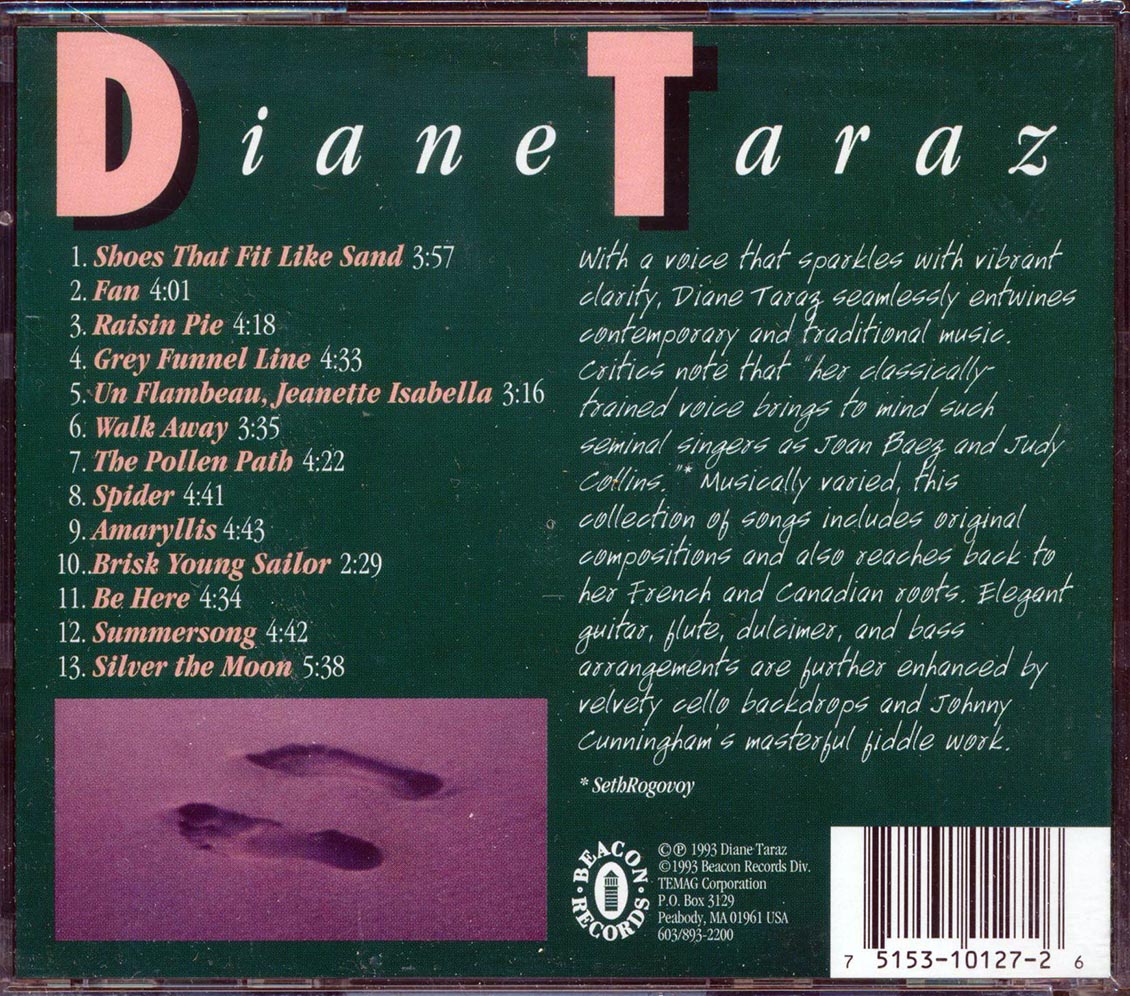 Diane Taraz - Shoes That Fit Like Sand Music CD
