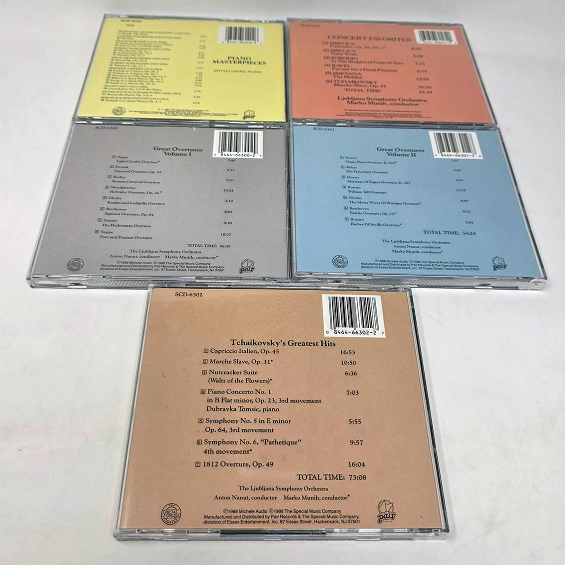 Ljubljana Symphony Orchestra - The Great Classics (5xCD) (box set) Music CD