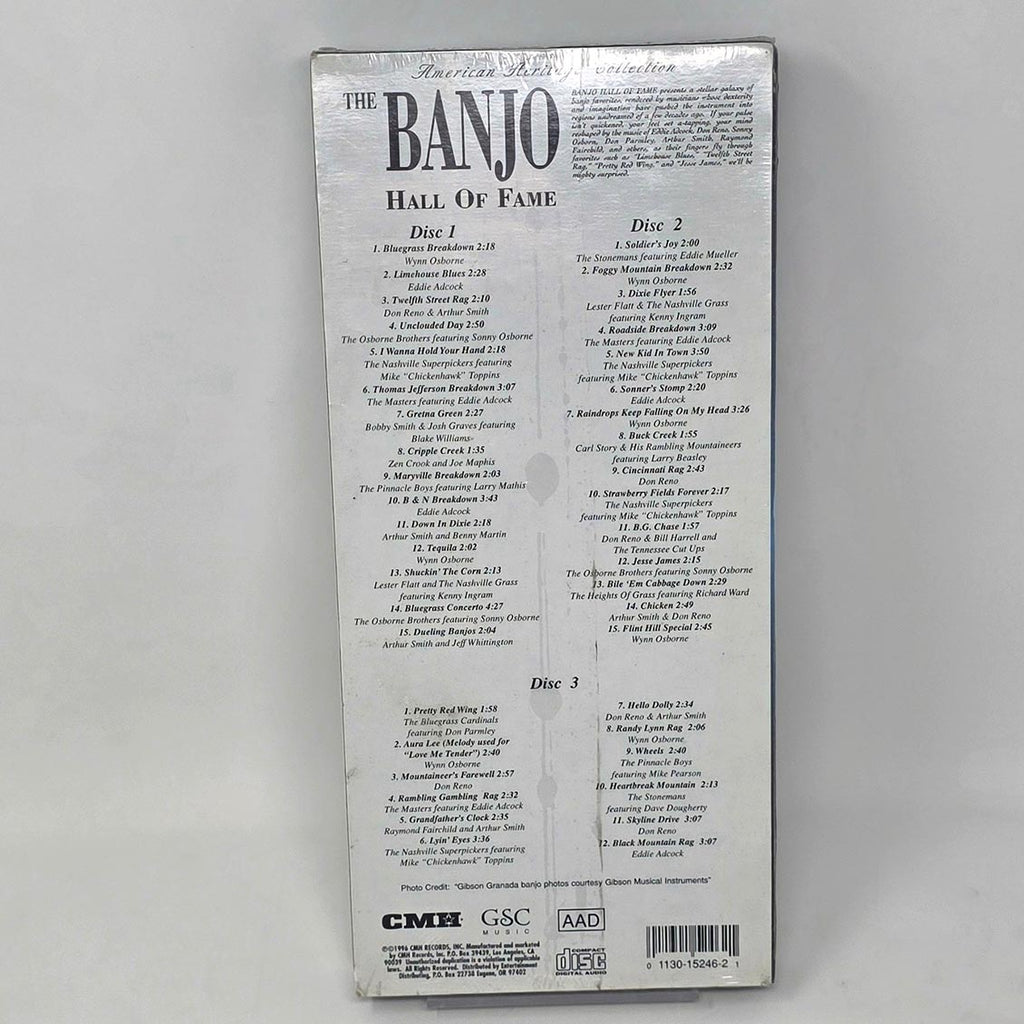 The Osbourne Brothers, Lester Flatt, The Nashville Superpickers, Don Reno, Etc. - The Banjo Hall Of Fame: 42 All Time Banjo Classics (3xCD) (box set) Music CD