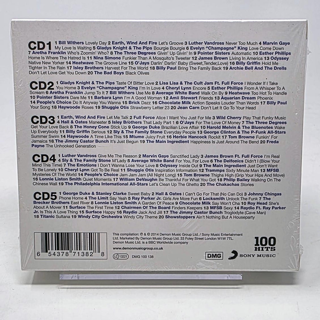 Bill Withers, Billy Paul, Chocolate Milk, Shggie Otis, Average White Band, Etc. - 100 Hits Funk (100 tracks) (5xCD) (box set) Music CD