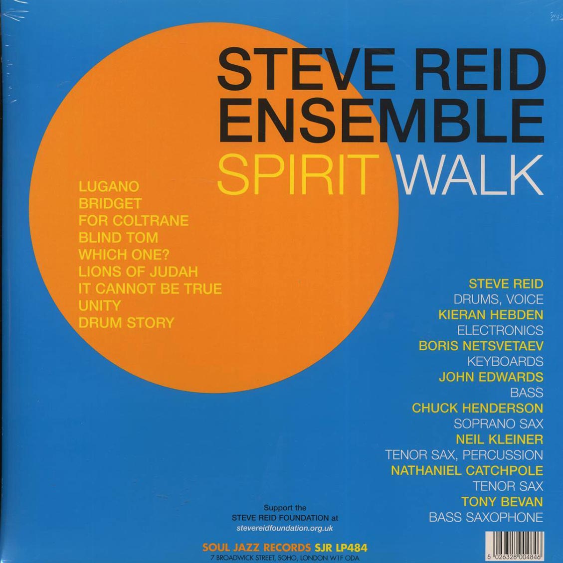 Steve Reid Ensemble - Spirit Walk (RSD 2021) (2xLP) Vinyl Record