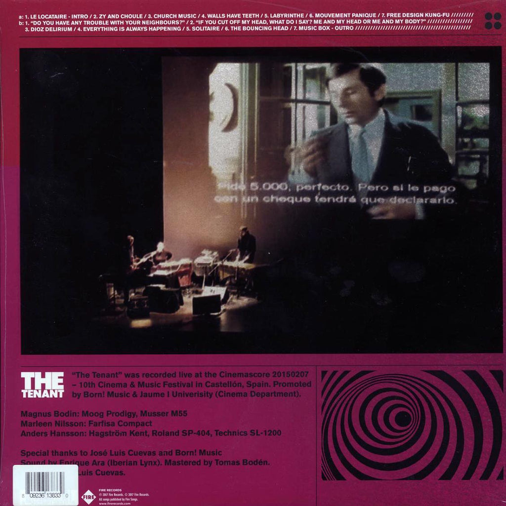 Death And Vanilla - A Score For Roman Polanski's The Tenant (ltd. ed.) (magenta vinyl) Vinyl Record
