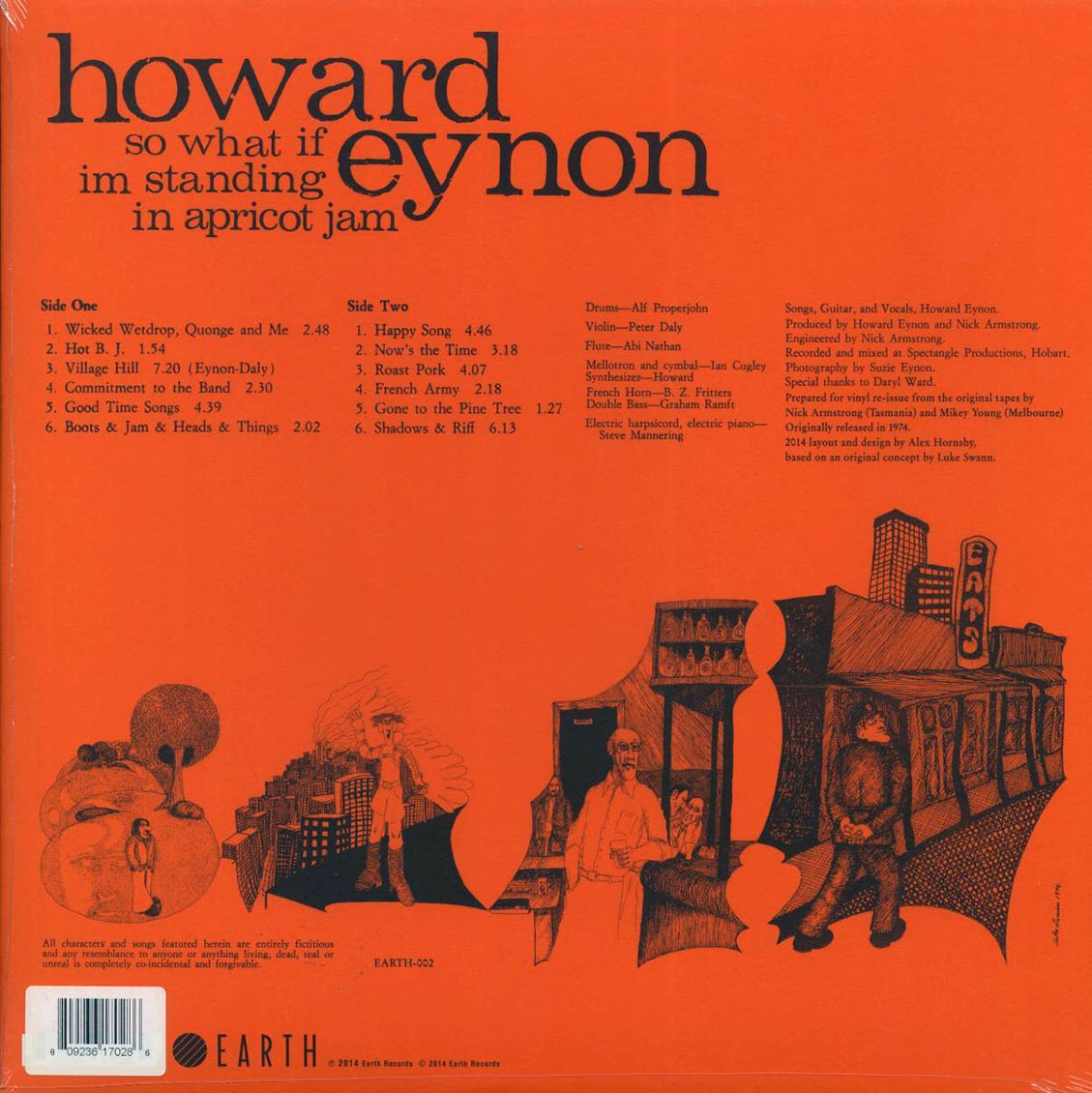 Howard Eynon - So What If Im Standing In Apricot Jam (40th Anniv. Ed.) (orange vinyl) (incl. CD) Vinyl Record