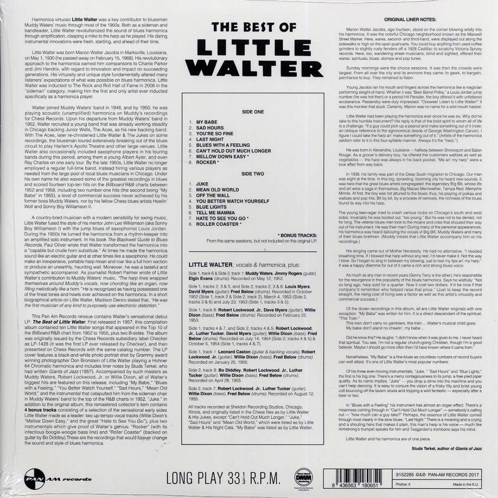 Little Walter - The Best Of Little Walter (+4 bonus tracks) (ltd. ed.) (180g) (remastered) Vinyl Record