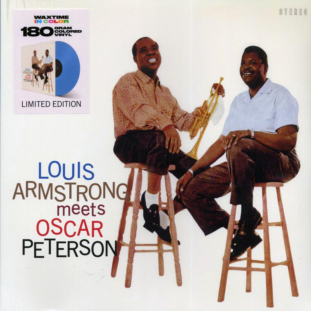 Louis Armstrong, Oscar Peterson - Louis Armstrong Meets Oscar Peterson (ltd. ed.) (180g) (blue vinyl) Vinyl Record