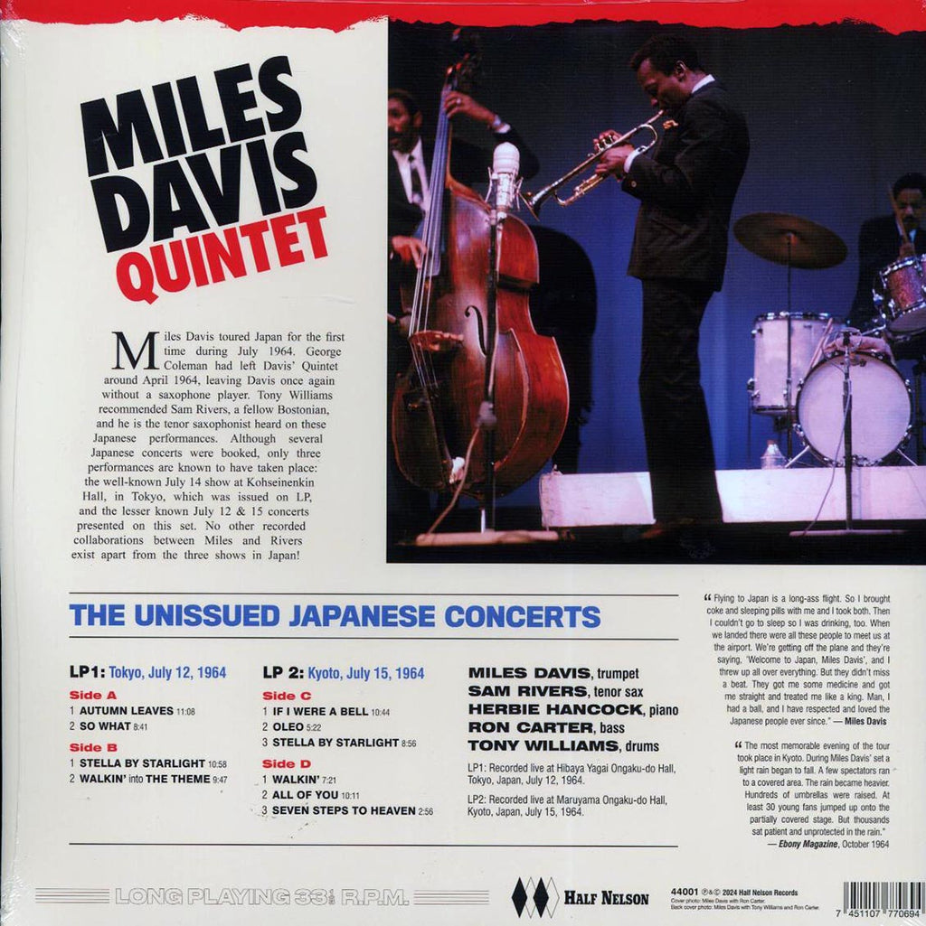 Miles Davis Quintet - The Unissued Japanese Concerts (ltd. ed.) (2xLP) (180g) Vinyl Record