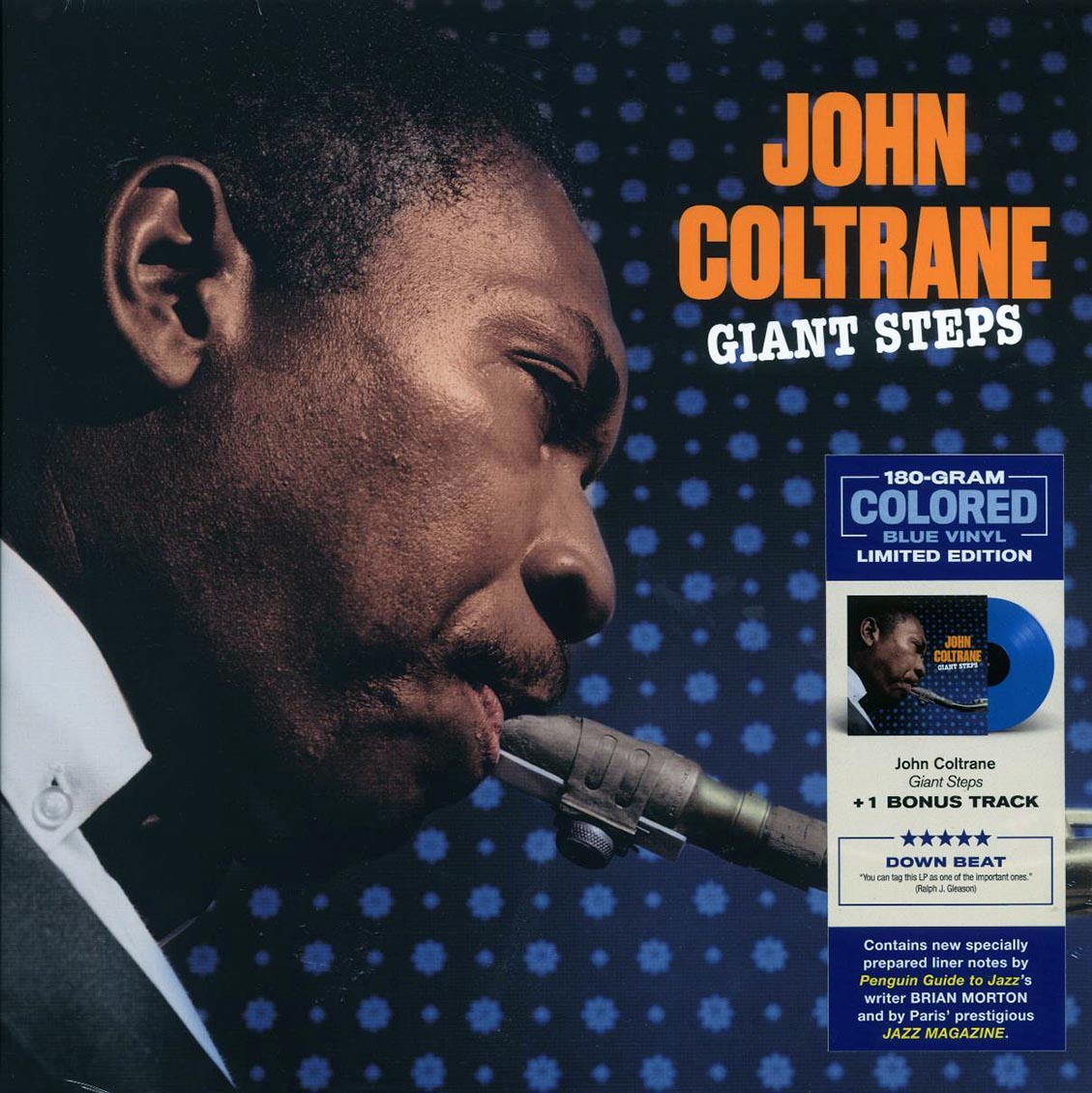 John Coltrane - Giant Steps (+bonus track) (ltd. ed.) (180g) (blue vinyl) Vinyl Record