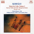 Kodaly,zoltan / Kliegel,maria / Preucil / Jando - Music For Cello #2 - Music CD