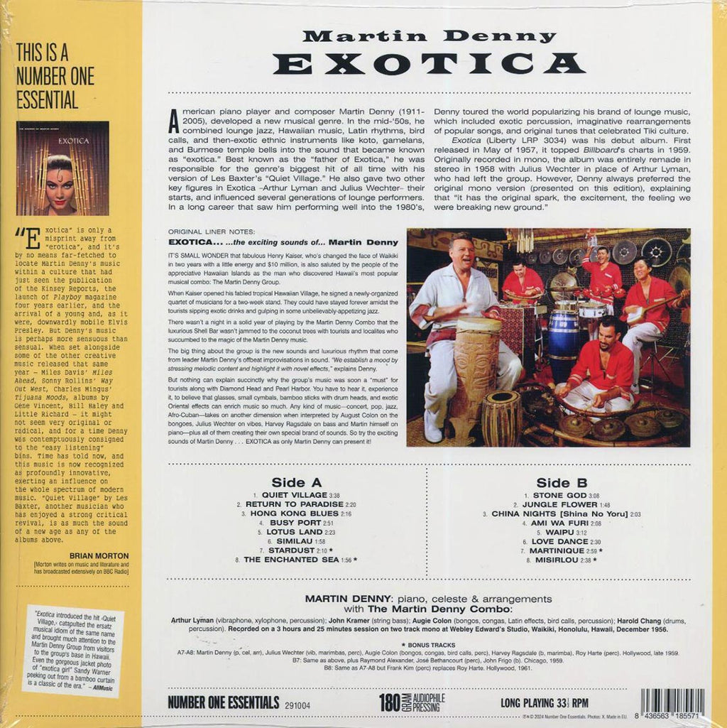 Martin Denny - Exotica (+4 bonus tracks) (ltd. ed.) (180g) Vinyl Record